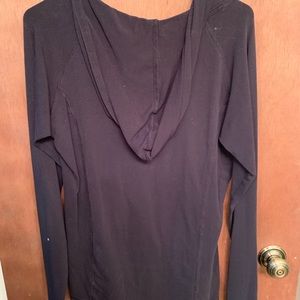 Black lightweight hoodie